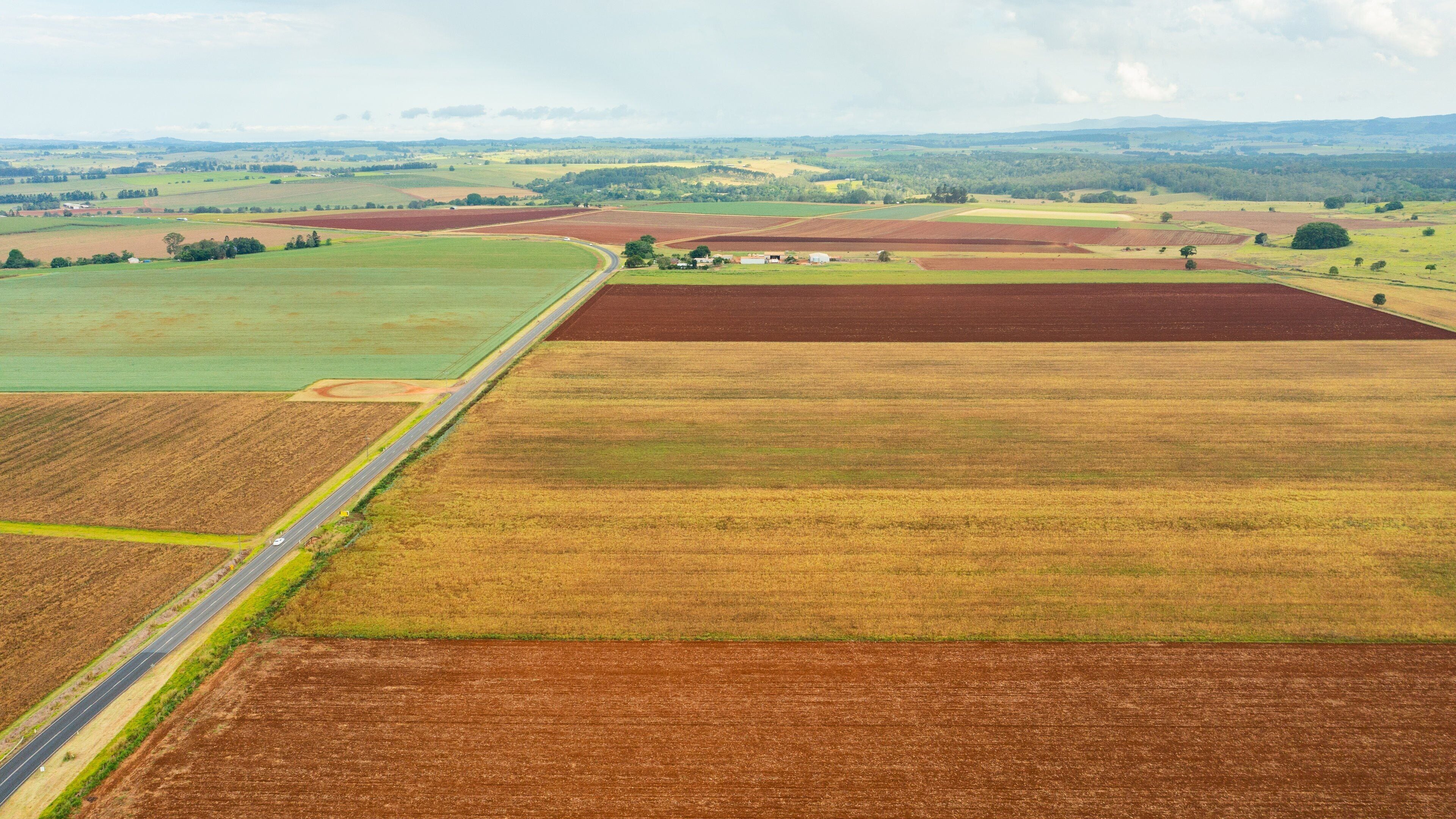 Atherton showing farmland and landscape views