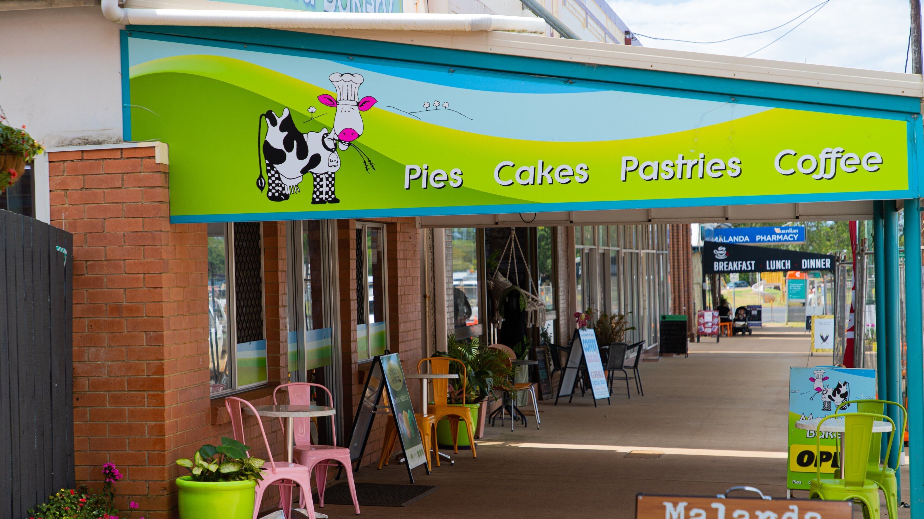 Malanda showing signage