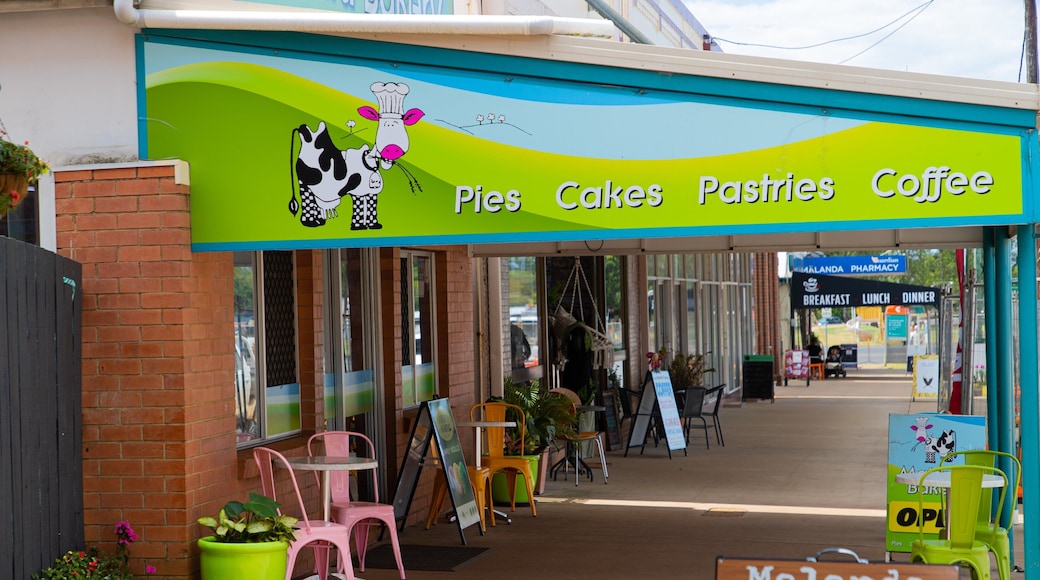 Malanda showing signage