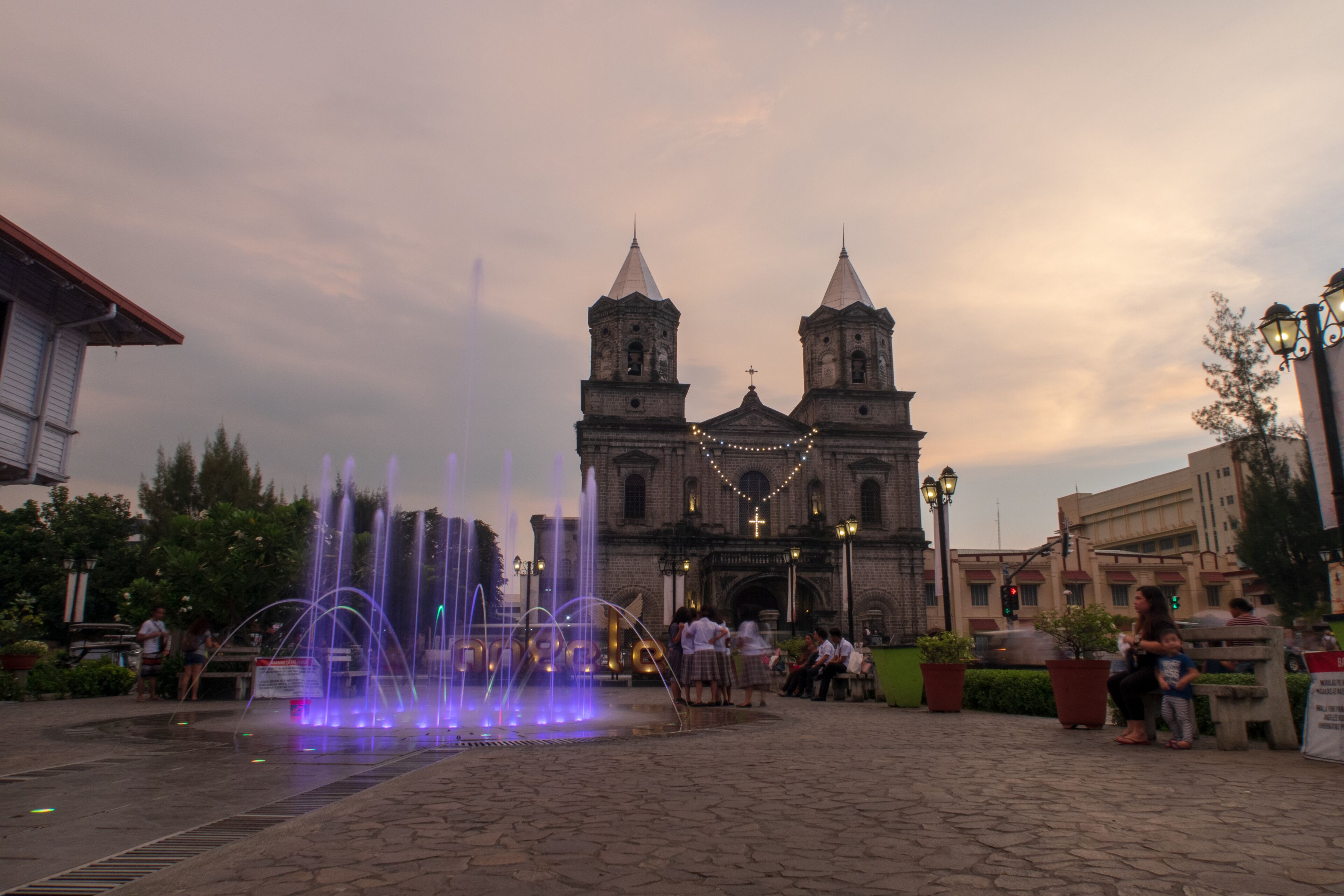 Holy Rosary Parish Church in Angeles, Pampanga, the Philippines
