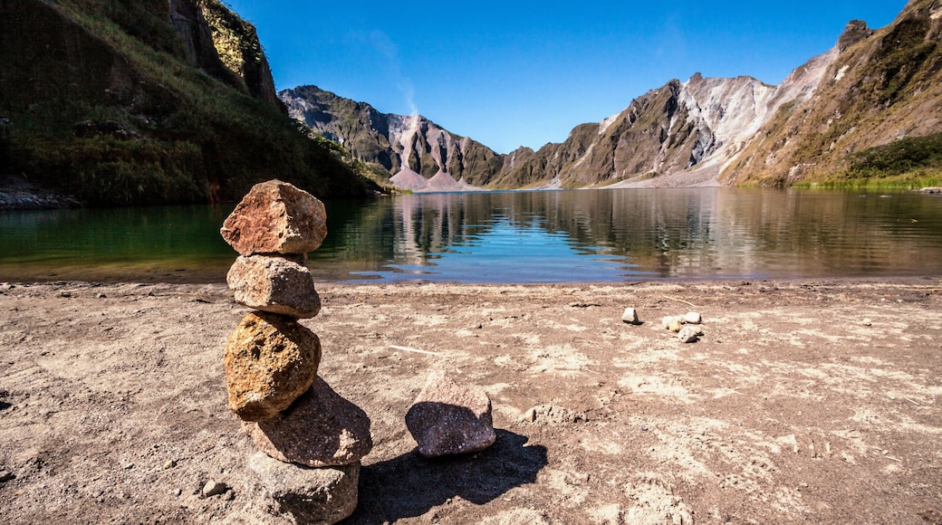lake formed inside the crater of the volcano Mt. Pinatubo in Zambales, Philippines. Its eruption during the early 1990's was one of the most powerful in the world.