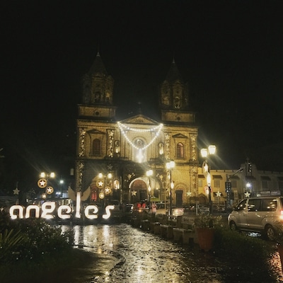 The Holy Rosary Parish, formerly known as Santo Rosario Church, today fondly called by locals as "Pisambang Maragul" ("Big Church") stands in the epicenter of the old Culiat town, now Angeles City, Pampanga, Philippines. The church has recently been recognized by the National Commission for Culture and the Arts as a national historical site #LoveMyTown