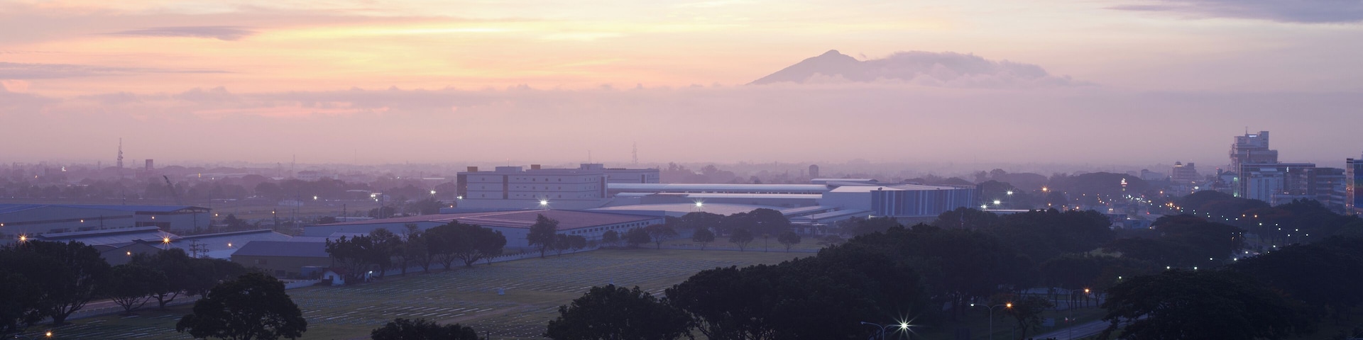 beautiful sunrise in angeles city Philippines