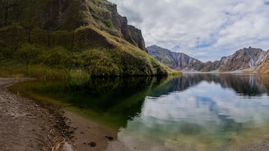 Lake Pinatubo, summit crater lake of Mount Pinatubo volcano, Philippines