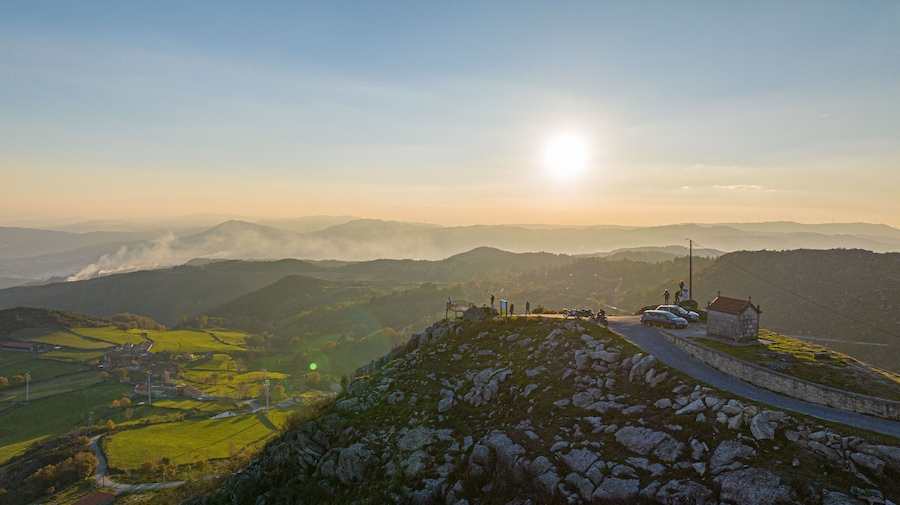 Viewpoint of Monte da Varela, Cabeceiras de Basto, Portugal.