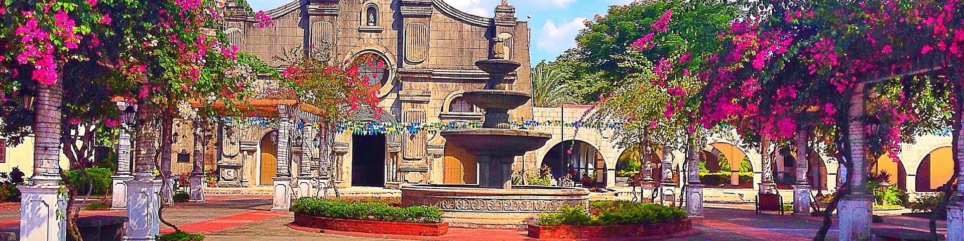 This is a replica of Barasoain Church in Nayong Pilipino 
Barasoain Church (also known as Our Lady of Mt. Carmel Parish) is a Roman Catholic church built in 1630 in Malolos, Bulacan. Having earned the title as the Cradle of Democracy in the East, the most important religious building in the Philippines, and the site of the First Philippine Republic, the church is proverbial for its historical importance among Filipinos.