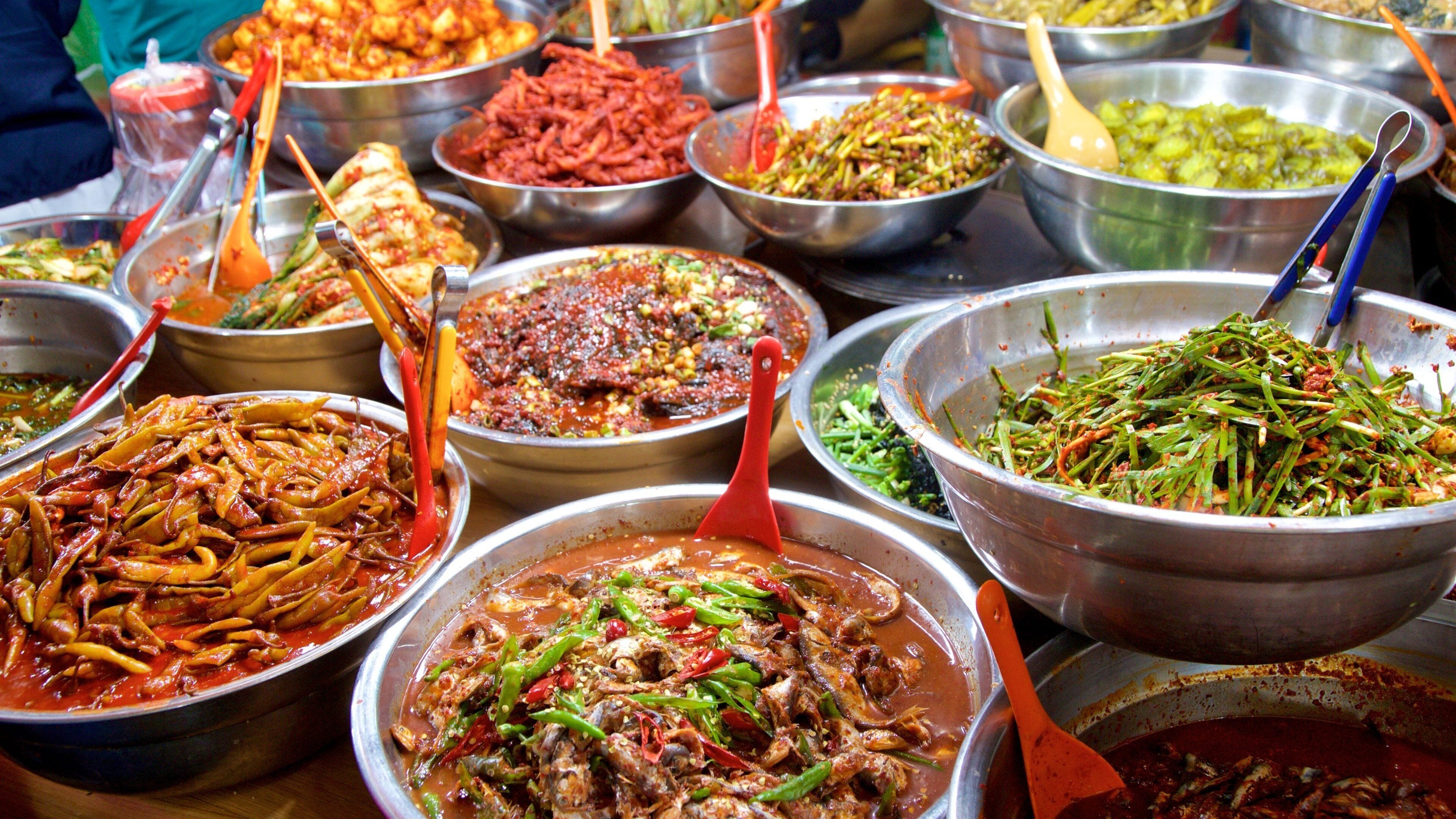 South Gyeongsang which includes markets and food