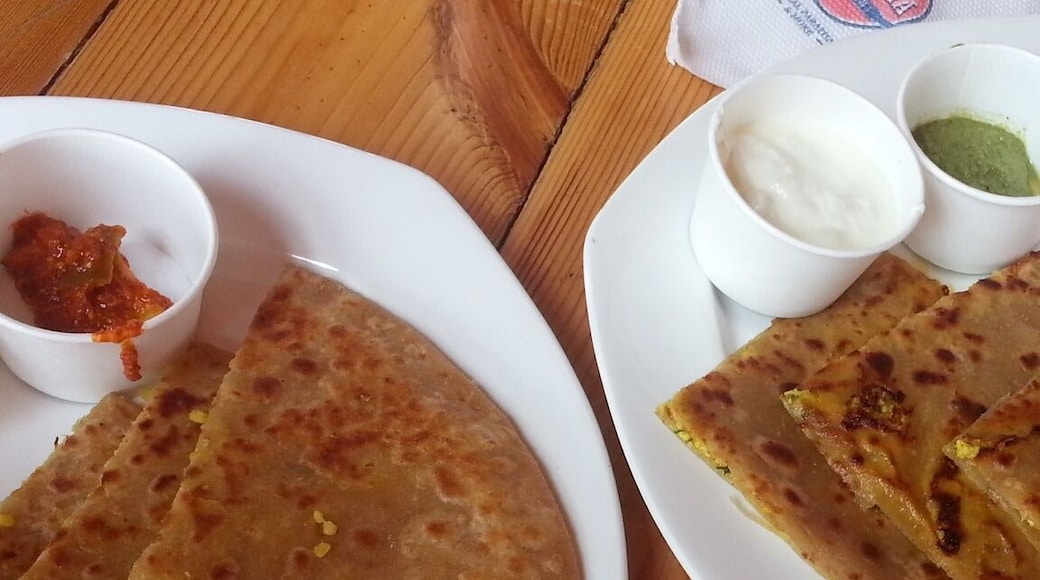 Yummy stuffed parathas at NH7. A great spot for a quick bite on a highway!