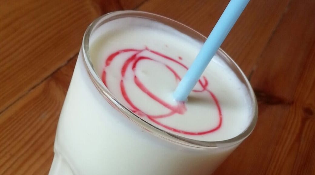 Refreshing punjabi lassi (a drink made of yogurt or curd). We paused here for few minutes when we were biking on National Highway 7 , on the way to Bangalore International Airport.