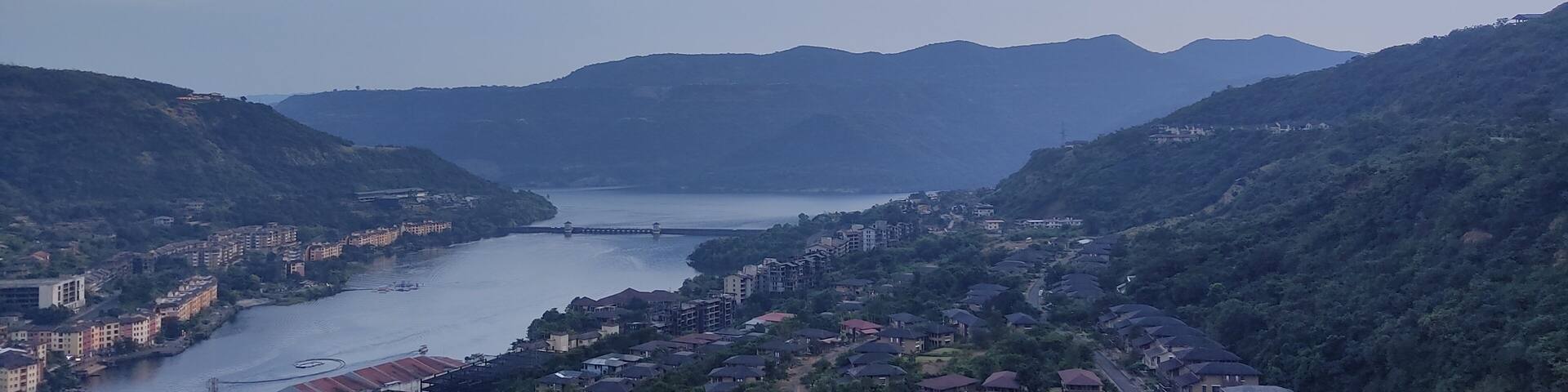 view of the city of lavasa hill