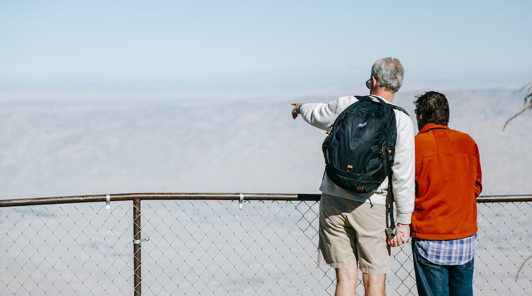 Palm Springs Aerial Tramway showing views as well as a couple