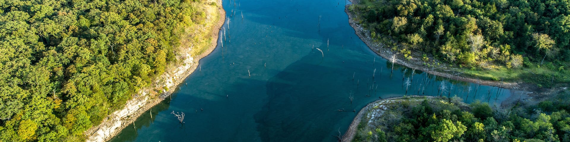 aerial view of Truman Lake
