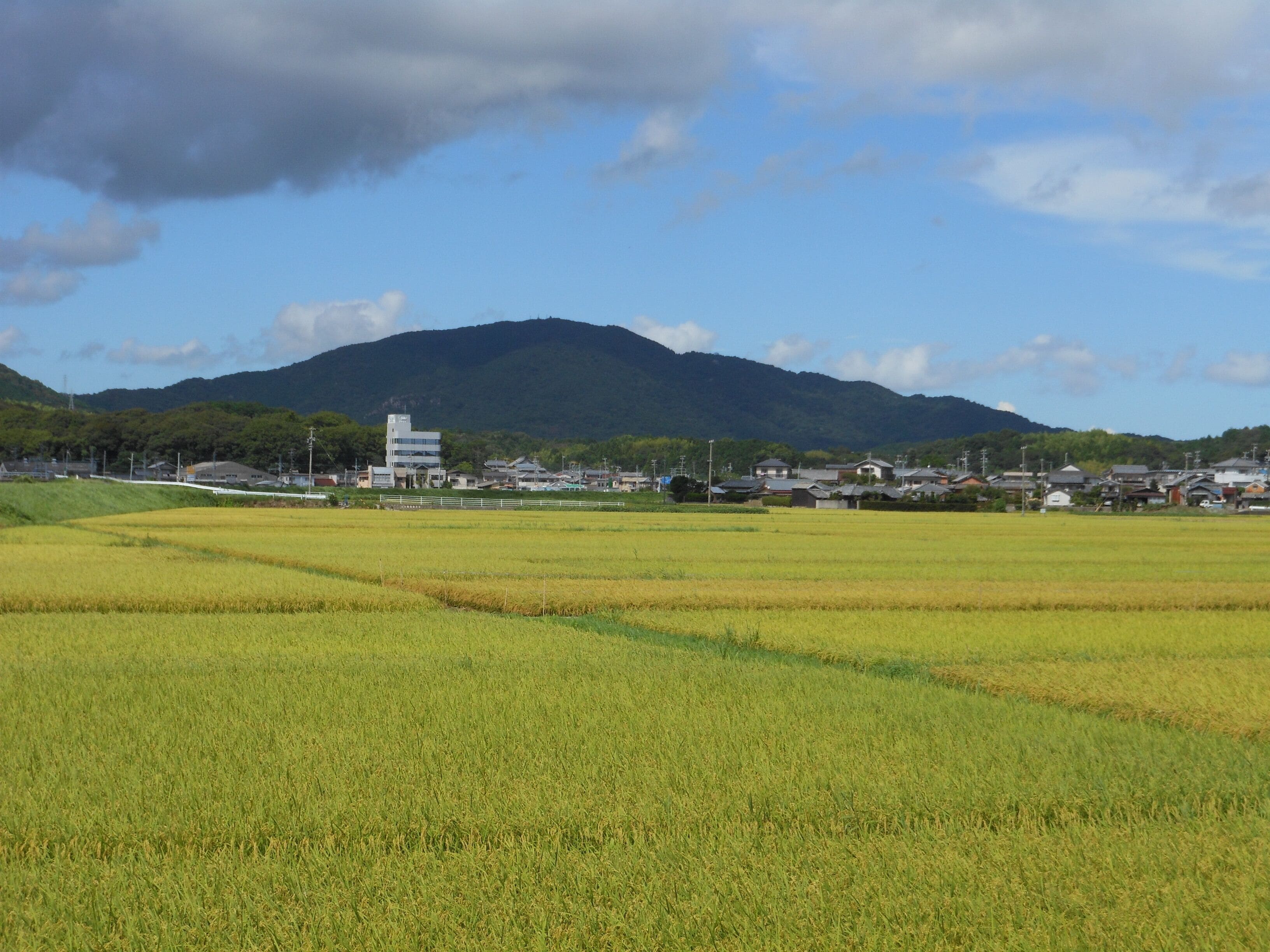 This is Mt. Aonomine. This photo was taken from Isobecho-Shimonogo, Shima, Mie, Japan.