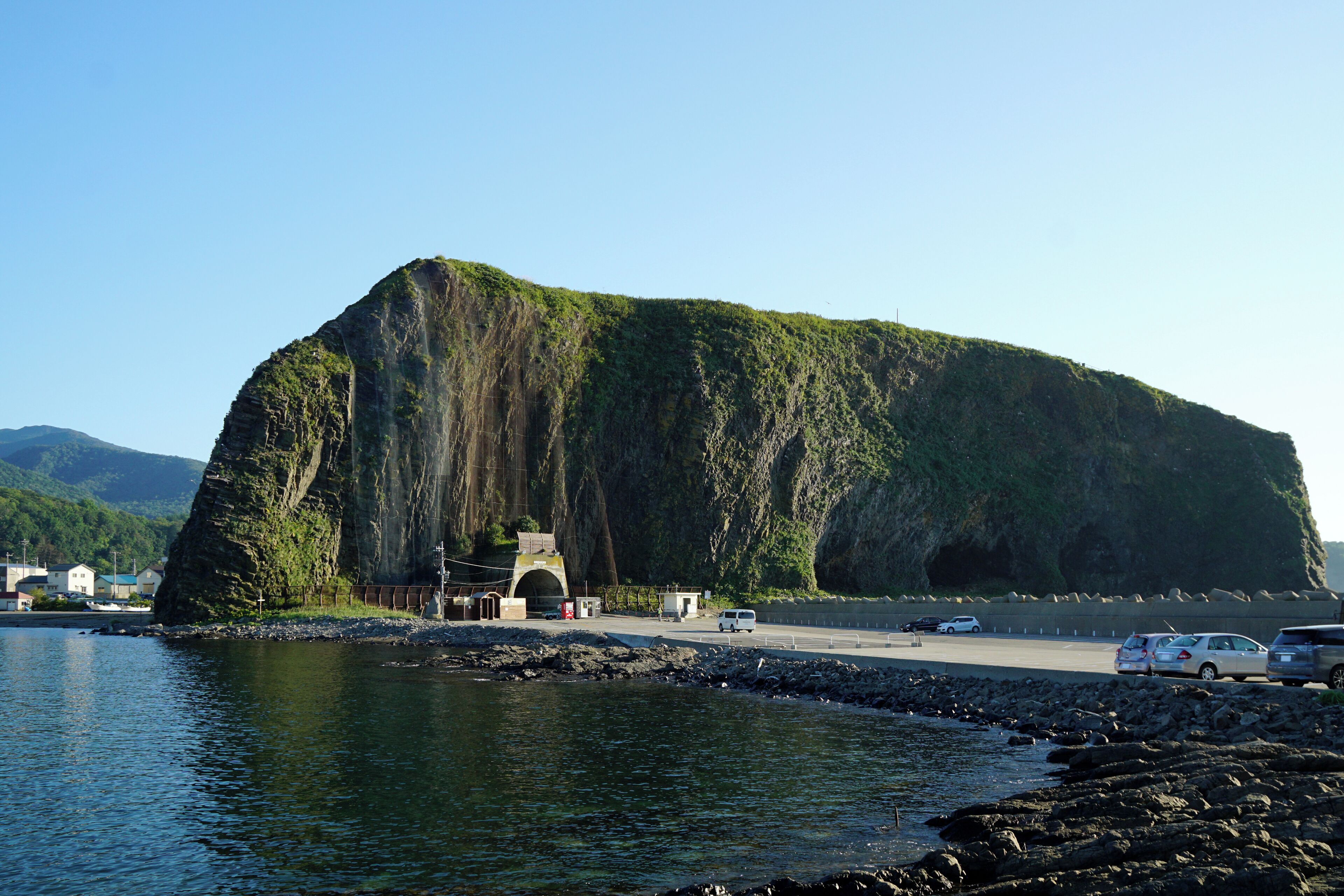 Utoro Port in Shari, Hokkaido prefecture, Japan.