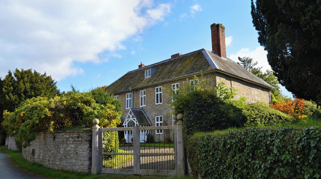 Photograph of the former Vicarage, Clun, Shropshire, England