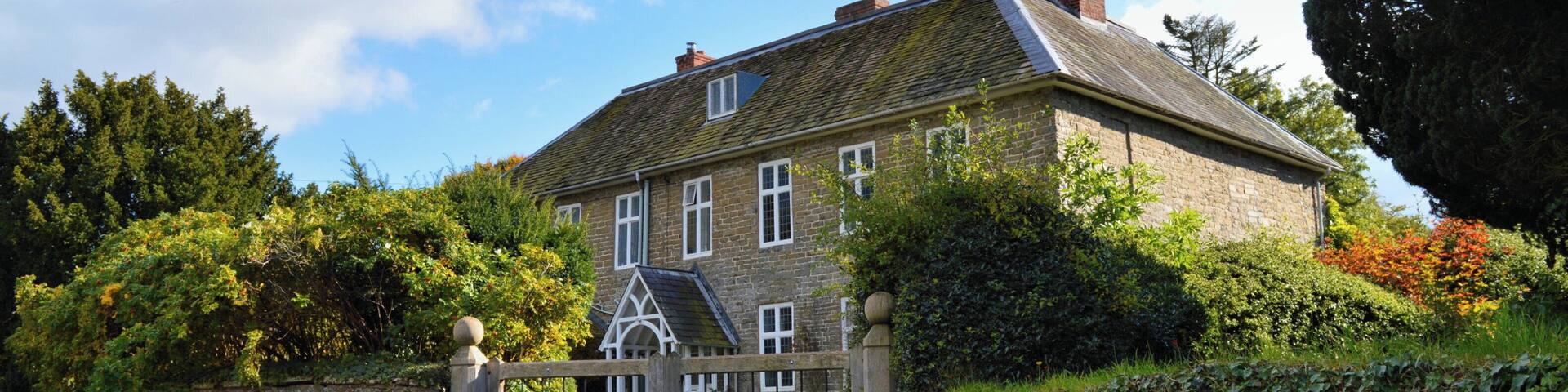 Photograph of the former Vicarage, Clun, Shropshire, England