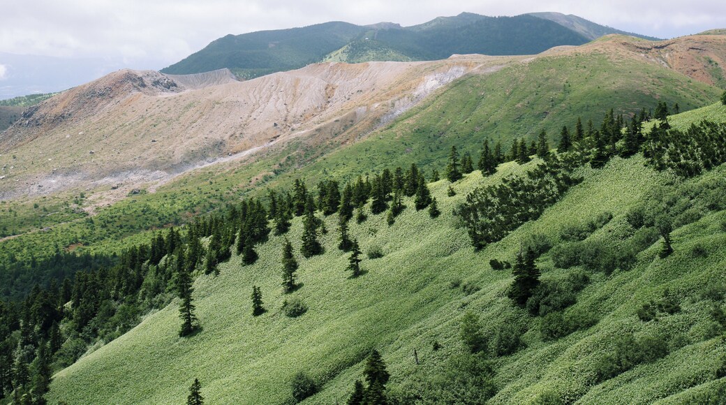Mount Kusatsu-Shirane, view from Shibu-toge, Kuni, Gunma prefecture, Japan