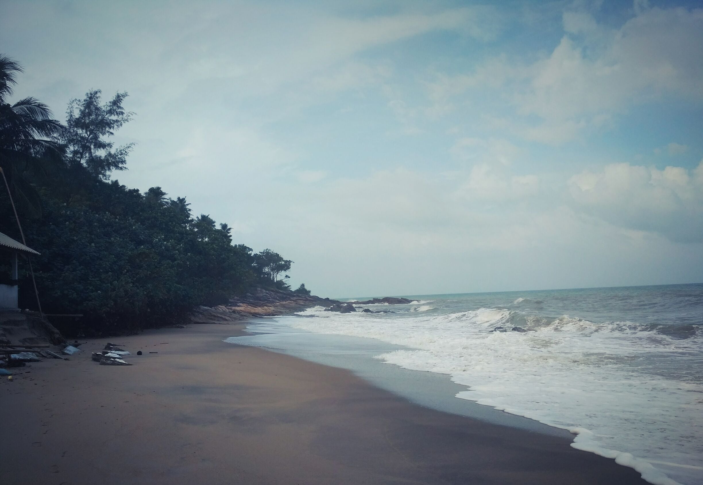 Beautiful remote beach in Khanom 