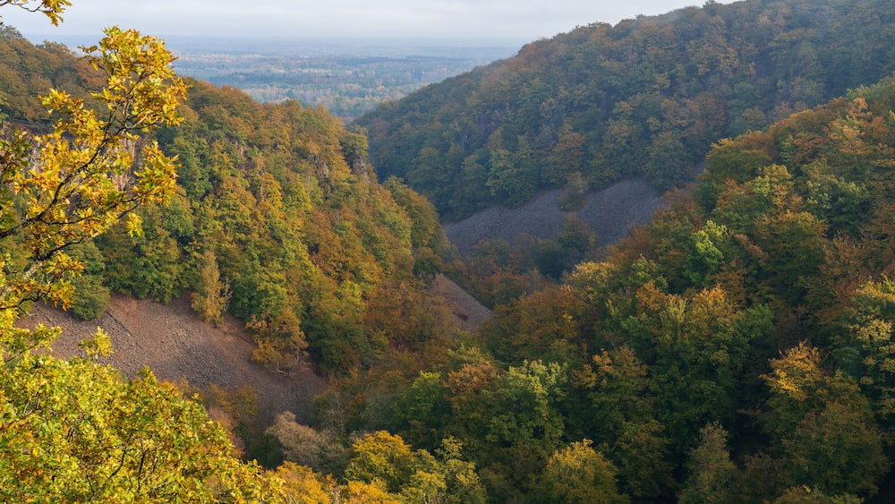 Kopparhatten viewpoint at Soderasen National park is Scania's highest point at 212 m (696 ft) above sea level.