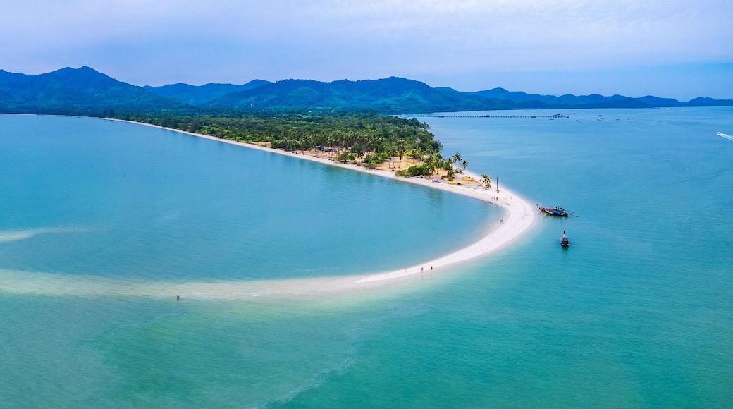 Aerial view of Laem Haad Beach in koh yao yai, Phang Nga, Thailand