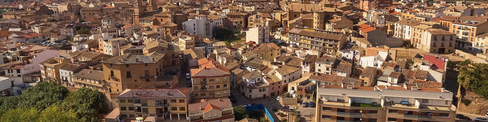 Corella village in Navarra province, Spain