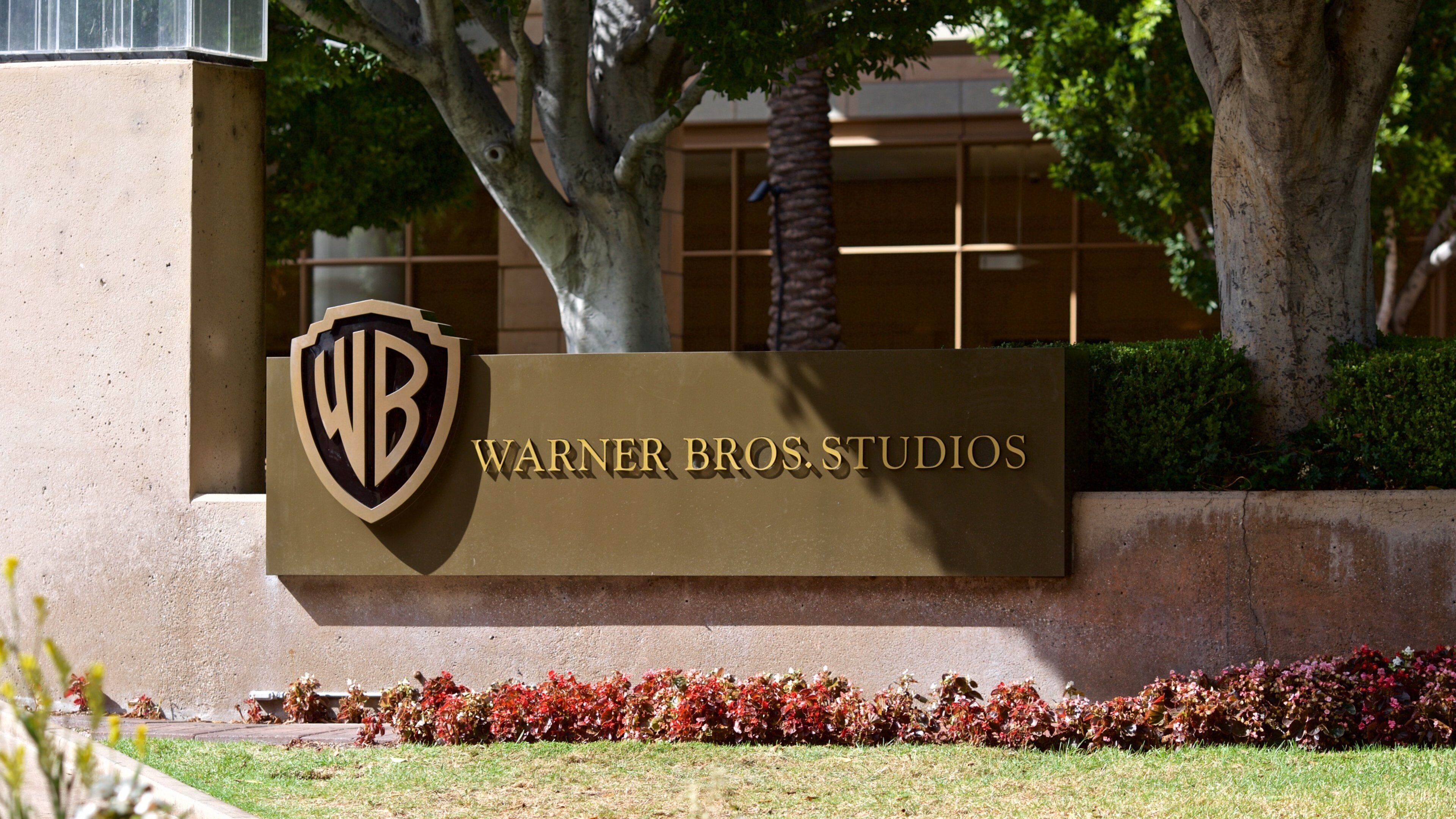 Warner Brothers Studio which includes signage