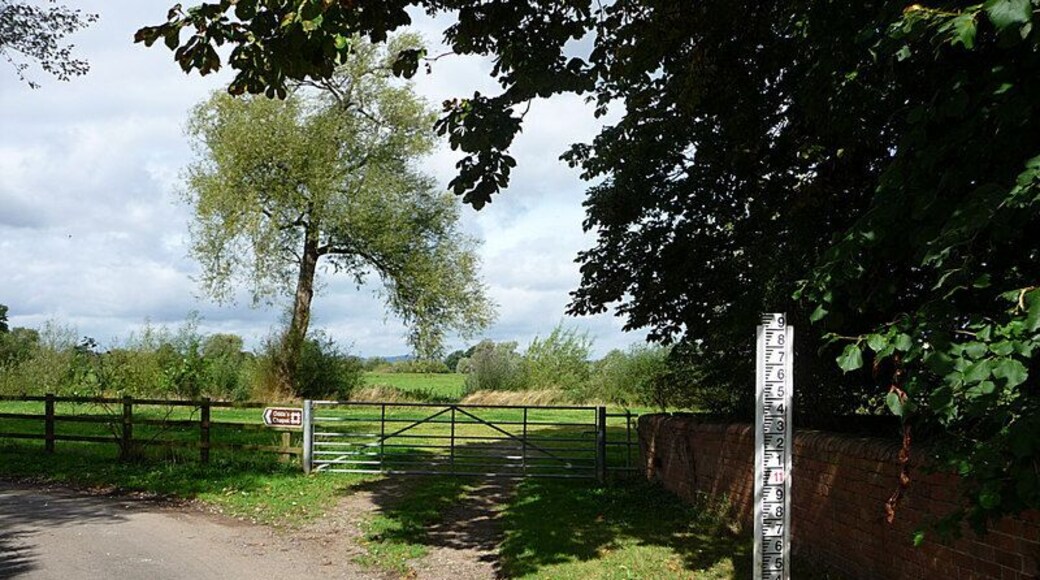 Depth gauge, Deerhurst This is about 200 metres from the river.