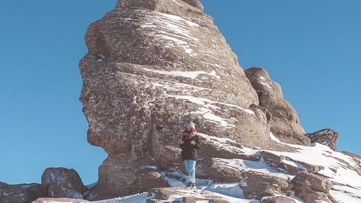 What does this rock in the Bucegi Mountains of Romania remind you of? Yup, that's right! The Egyptian Sphinx 😊
Every year, on November 28, hundreds of people meet at the Sphinx at sunset, when the gentle rays of sun go down forming a magical pyramid around the statue, which is believed to emit positive energy ✨
But this weirdly shaped rock is object of many other legends. Some say that the Egyptian and the Romanian Sphinxes are somehow linked by a tunnel of time and that the Egyptian were inspired by the shape of this rock. Some people claim that an ancient civilization carved this rock to represent some sort of supreme god. Others say that the Sphinx on top of Bucegi Mountains is evidence of the existence of an alien civilization that would have left behind several constructions, including this one 😊
I love to learn this kind of legends 😊 and you?
#nature #romania #bucegi