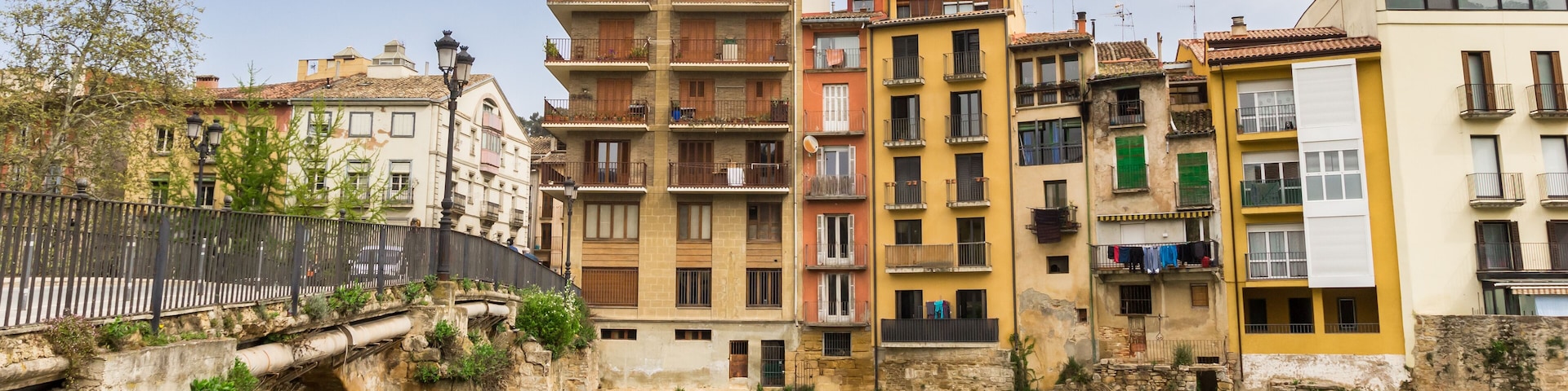 A river with buildings along its banks.