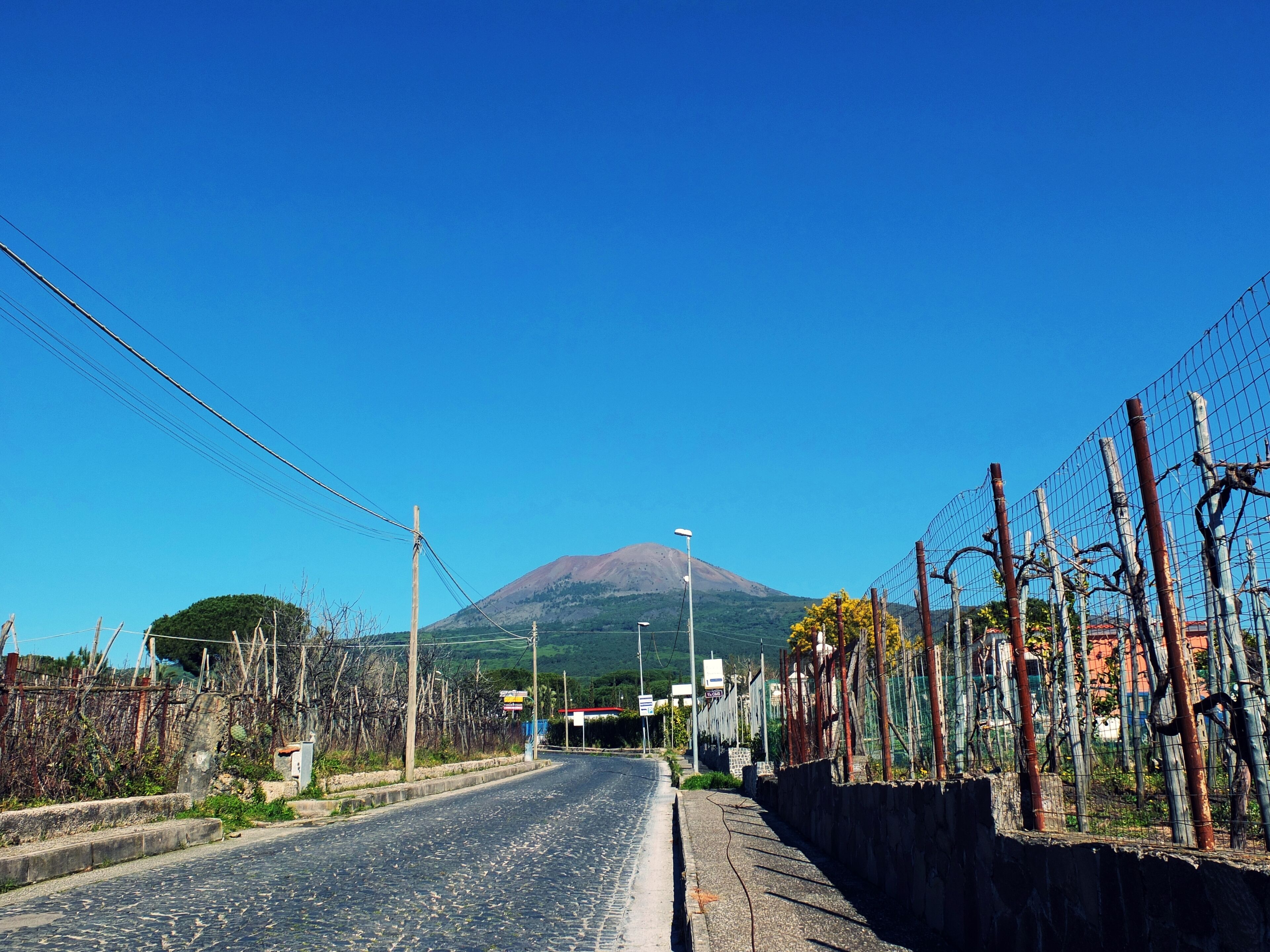 Boscotrecase; Mount Vesuvius; Lacryma Christi wineyards.