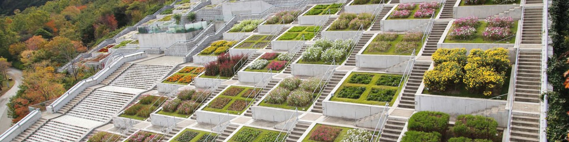 Yumebutai is a conference center, hotel, and memorial designed by Tadao Ando. While Awaji island might not be on the typical tourist path, you could spend hours exploring the grounds of this magnificent place. We enjoyed a picnic lunch on one of the verandas overlooking the "100 squares" of terraced gardens. If you go mid-week, you'll feel like you have the entire place to yourself!