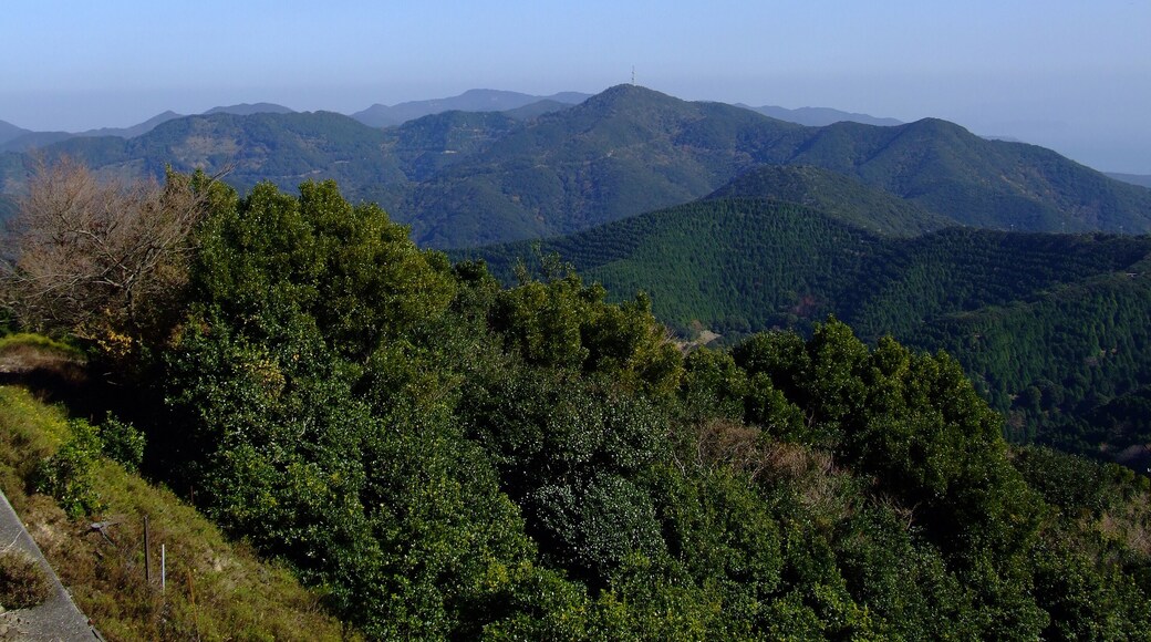 Yuzuruha Mountains on the Awaji Island in Hyogo Prefecture, Japan