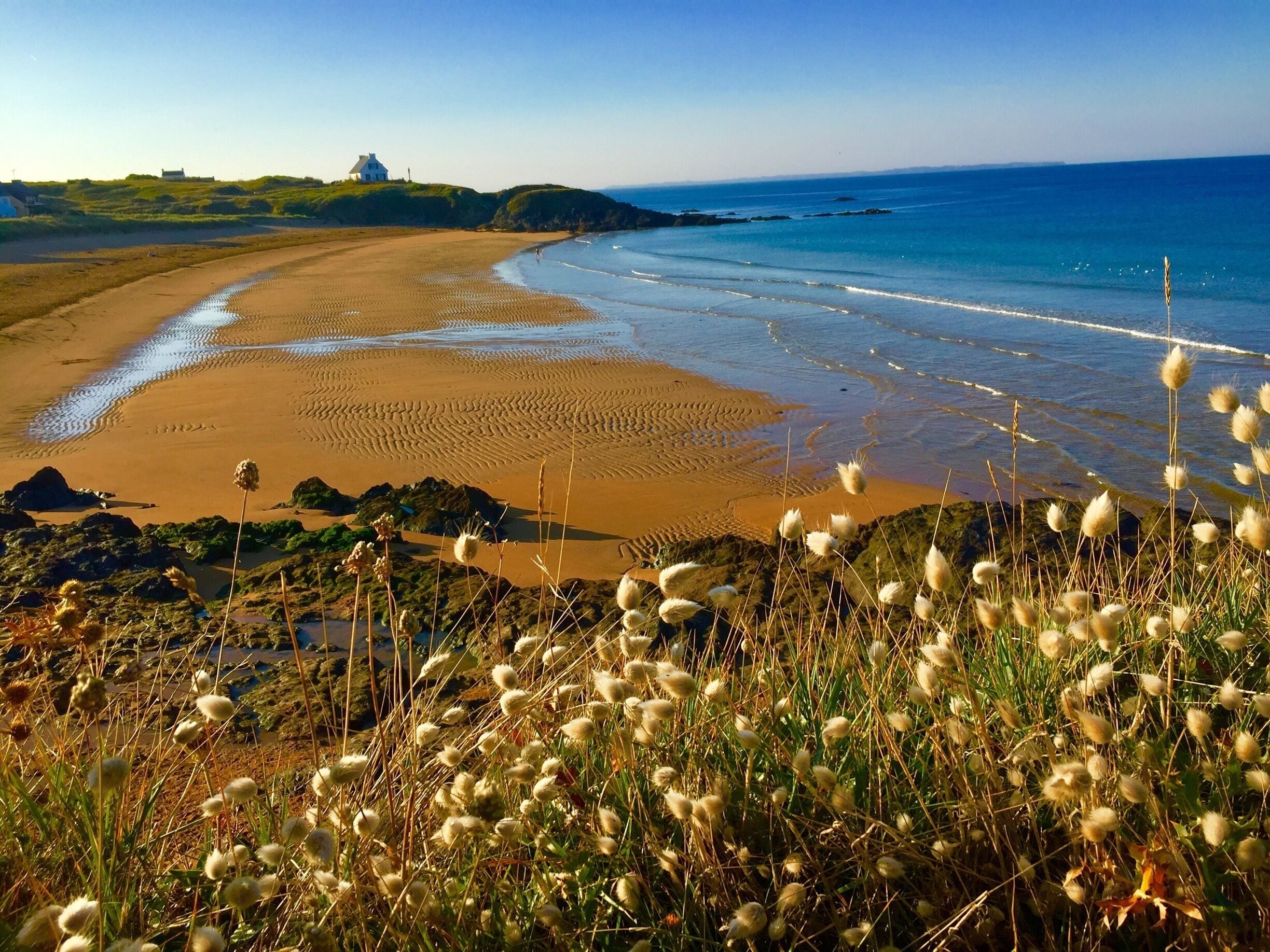 The three beaches here get very busy in summertime but are beautiful early in the morning before the crowds arrive. 