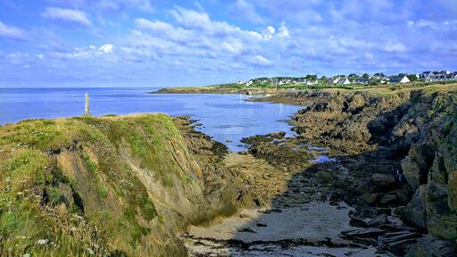 Another great summer day paints the sky and the Atlantic.