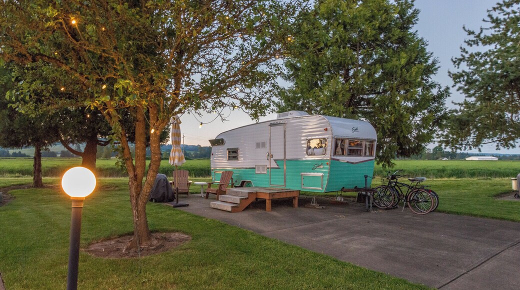 By far the coolest place we have ever stayed. The Vintages trailer park in Dayton Oregon is a campground where you can stay in old vintage trailers that have been restored. See more of my work at www.tmcewenphotography.com
