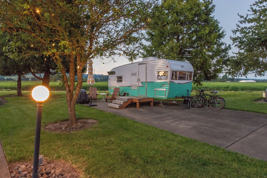 By far the coolest place we have ever stayed. The Vintages trailer park in Dayton Oregon is a campground where you can stay in old vintage trailers that have been restored. See more of my work at www.tmcewenphotography.com