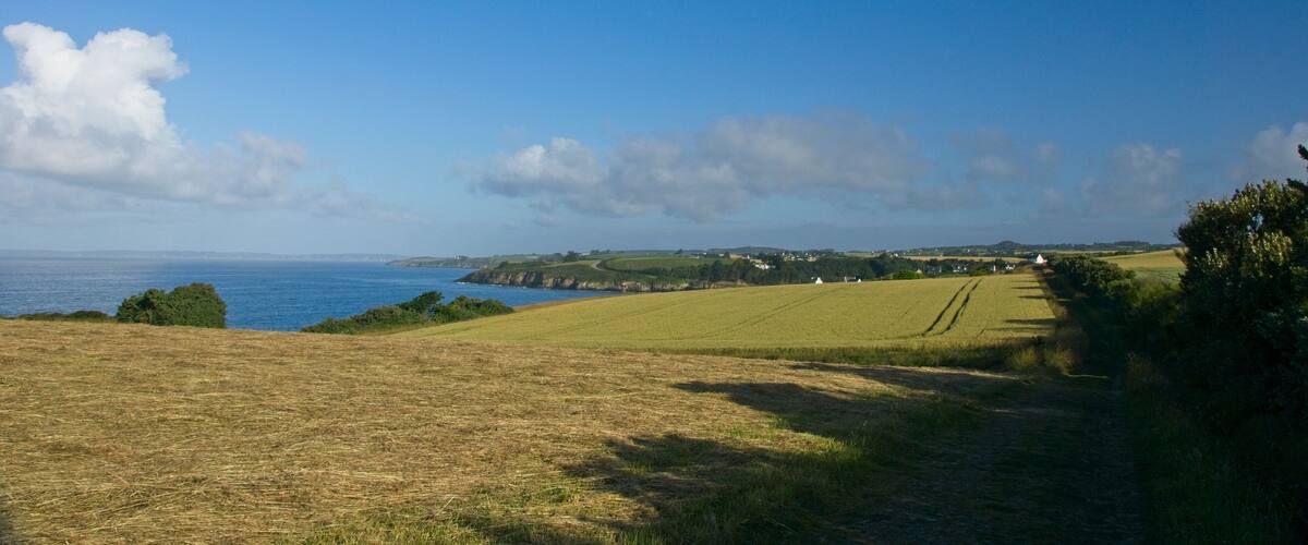 Brittany coast near Saint-Nic in Bretagne France