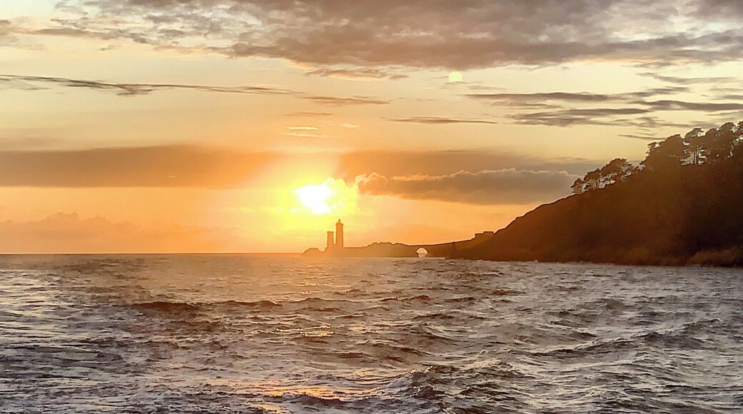 From Ouessant to Brest with the boat.