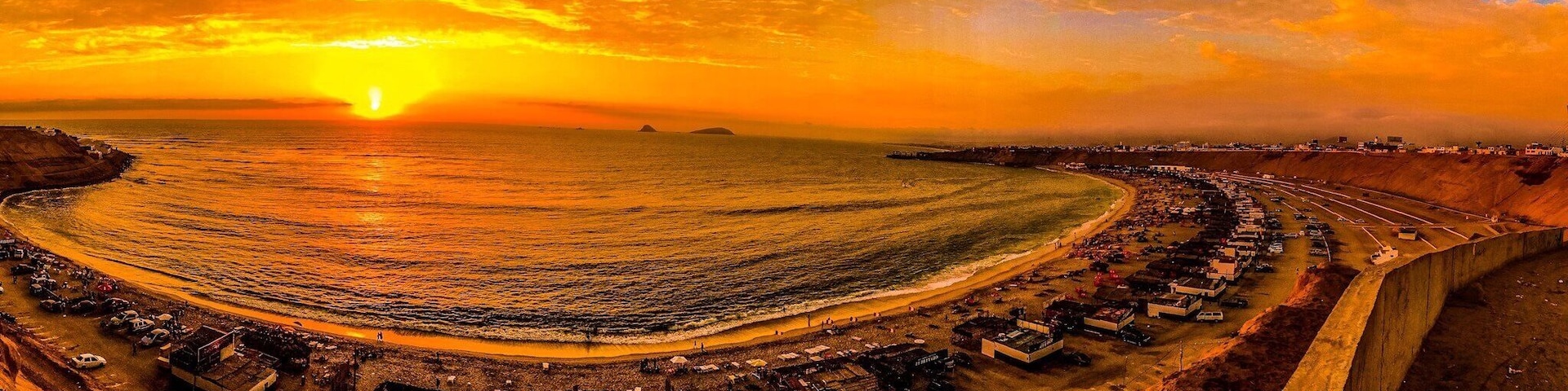La caída del
Sol en punta hermosa !!!