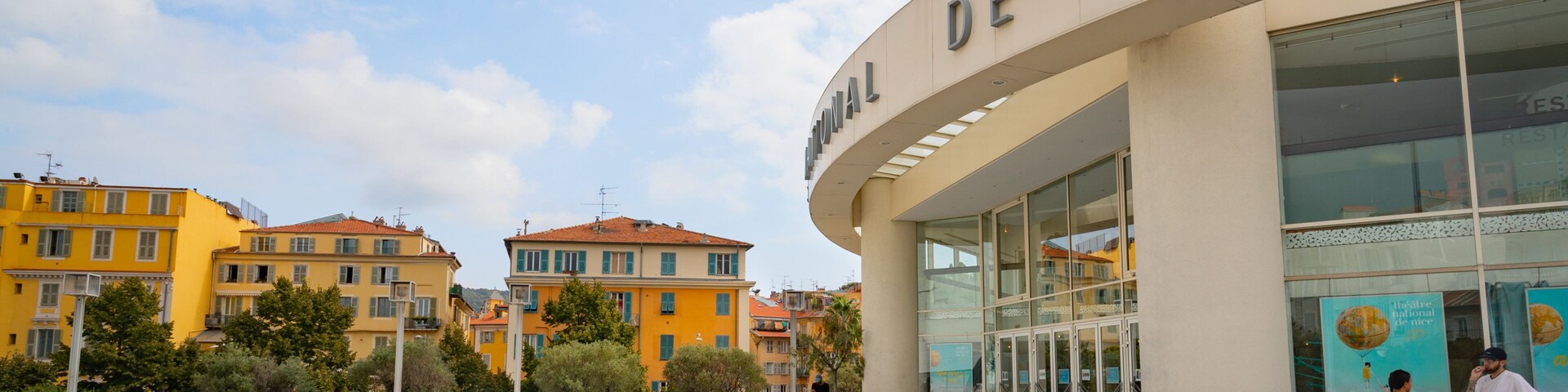 Nice Theatre showing signage