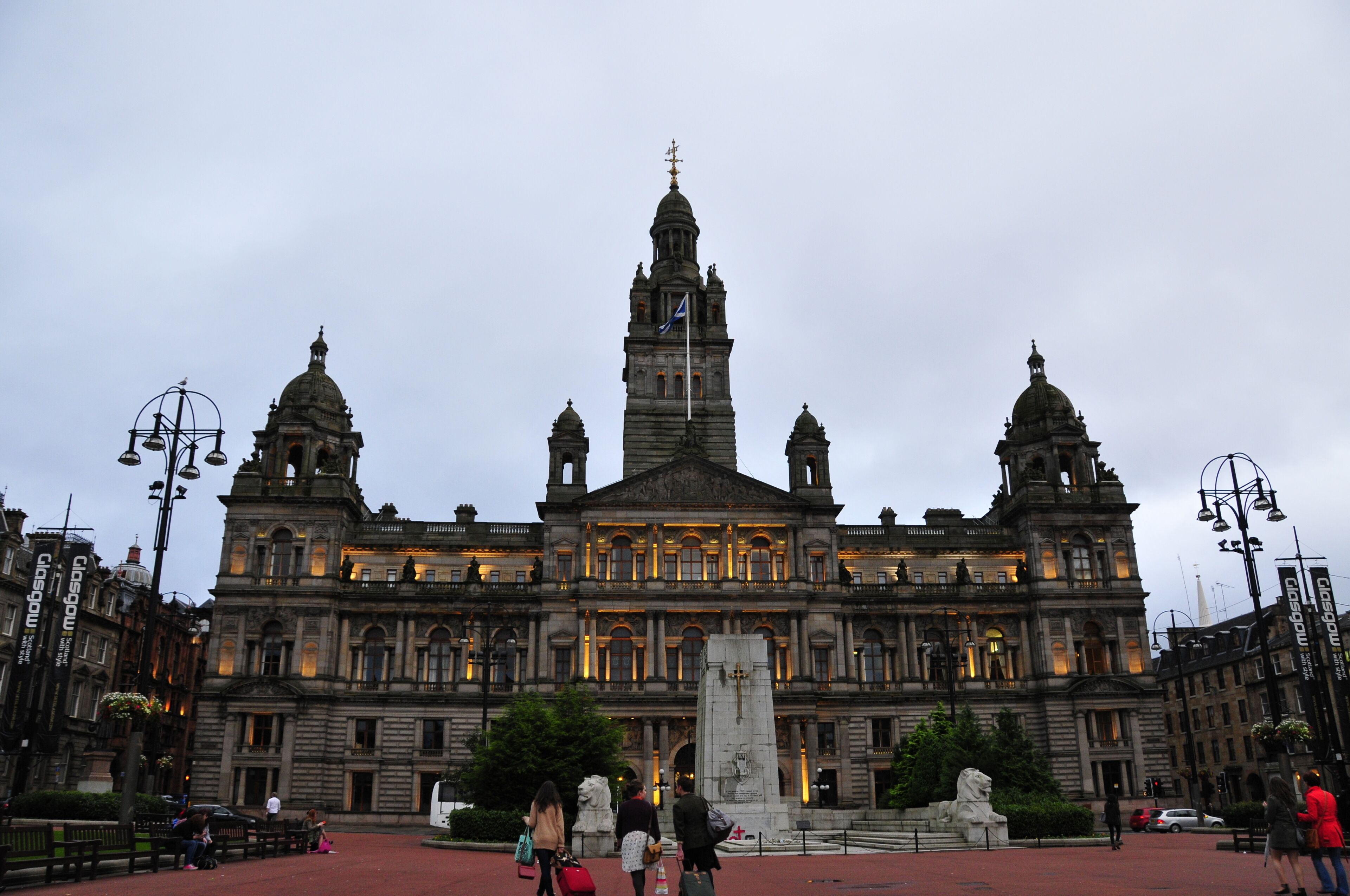 George Square and Glasgow City Chambers