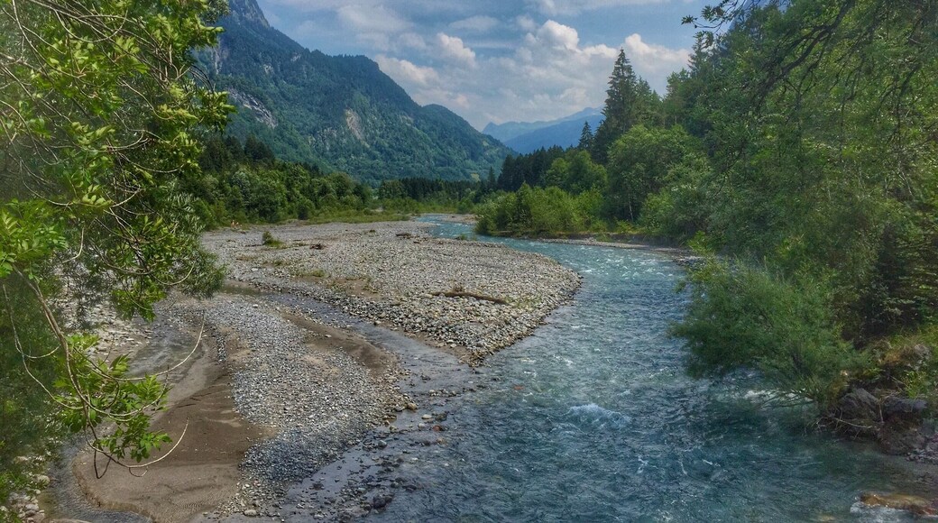 Mountain river in Klostertal,Vorarlberg,Austria