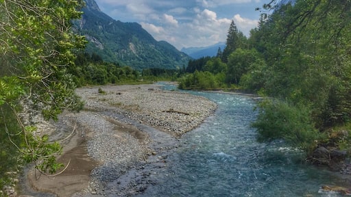 Mountain river in Klostertal,Vorarlberg,Austria
