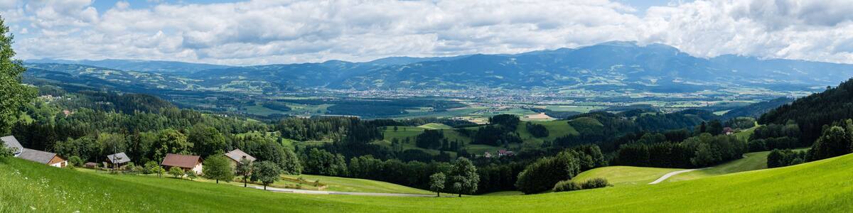Mountainbike-Touren und Wanderungen rund um Wolfsberg, Kärnten, Österreich