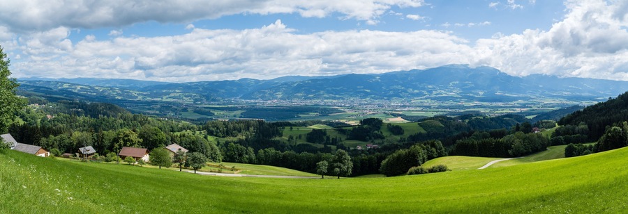 Mountainbike-Touren und Wanderungen rund um Wolfsberg, Kärnten, Österreich