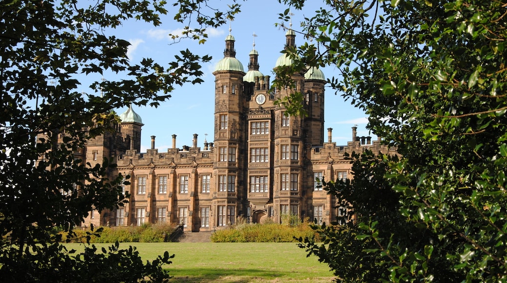 Donaldson's Hospital Building (former Edinburgh Donaldson's School for the deaf; after 2008 the building was converted to luxury apartments), Edinburgh, Scotland.