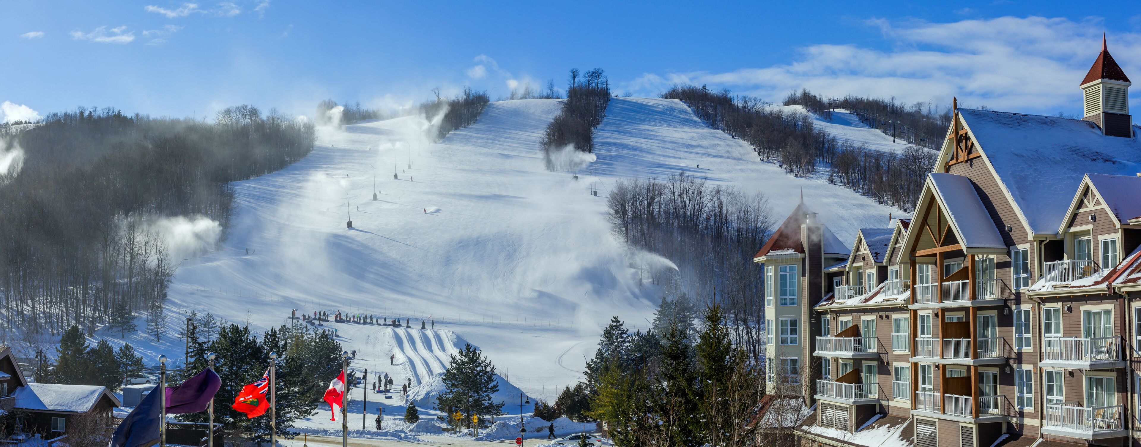 Blue Mountain Village in winter