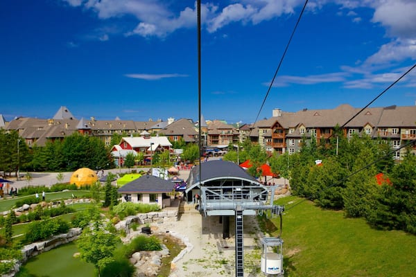 Blue Mountains mettant en vedette un parc et une gondole