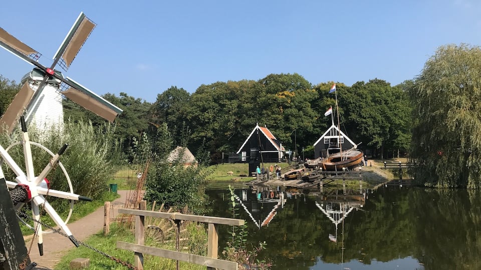 Typical Dutch historic residence and mill in the open air museum.
Open air museum, Arnhem - the Netherlands 🇳🇱