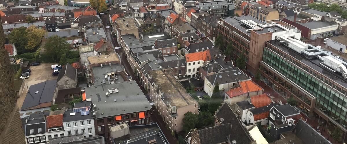 View of Arnhem from the top of a church